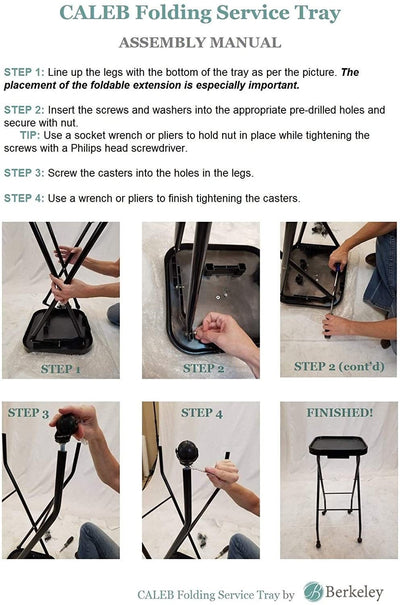 Berkeley CALEB Fold-A-Way Service Tray DON-SERTY-023