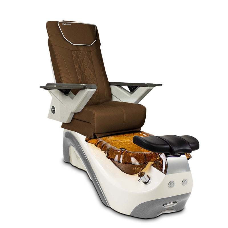 Mayakoba PERLA Shiatsulogic FX Pedicure Chair Copper FX / White and Gold Perla