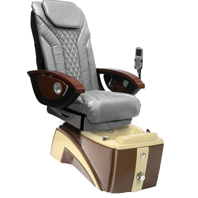 Mayakoba ARROJO Shiatsulogic EX-R Pedicure Chair Grey EXR AYC-SPA-ARROJO-EXR2007-030BR-16VGY