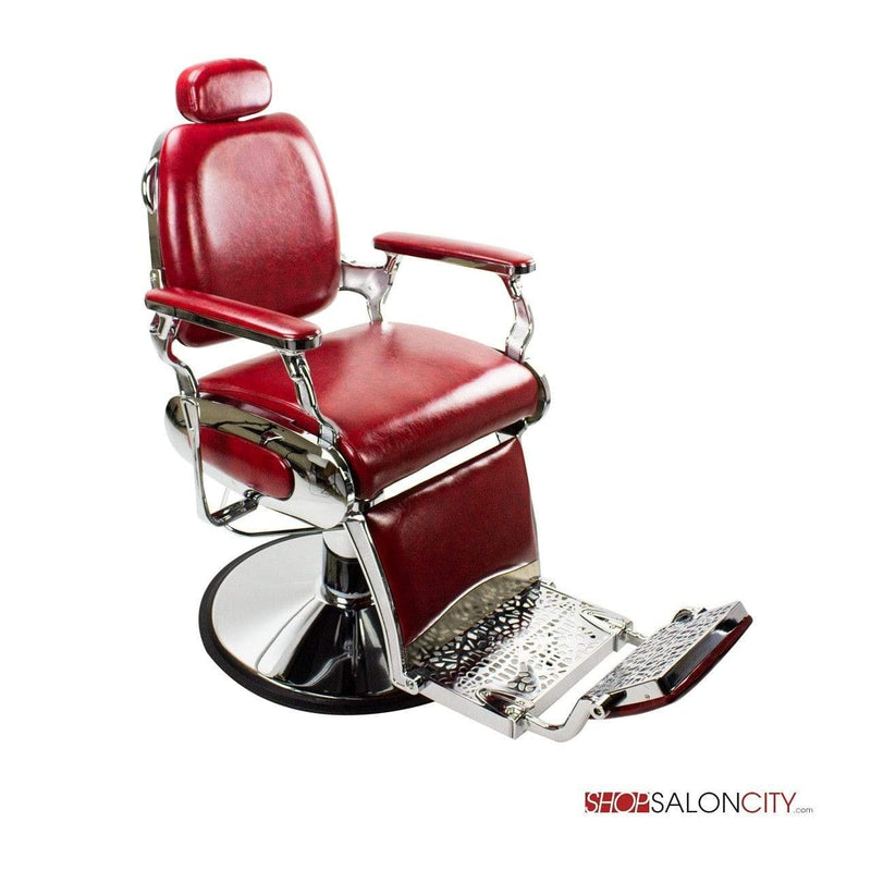 Berkeley ROOSEVELT Barber Chair Crimson DON-BBCHR-31909-CMSN