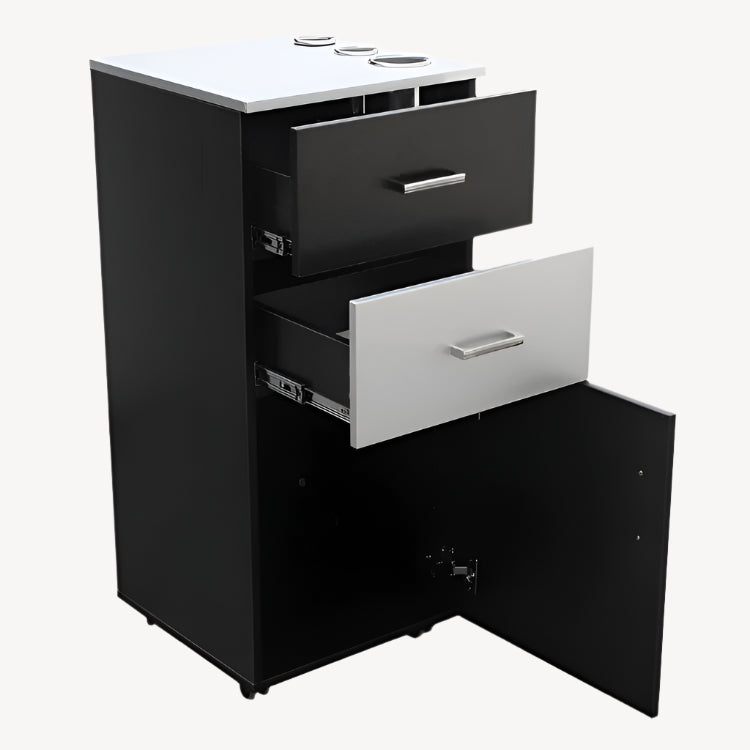 Berkeley BELLA Rolling Styling Station Black KAM-SYSTL-094-BLK