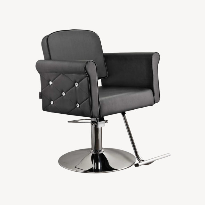 Berkeley Raelynn Salon Styling Chair A39 Black with Rhinestone HON-SYCHR-801139C-BLK