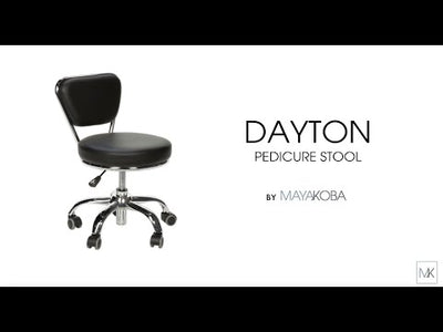 Dayton Salon Manicure Technician Stool