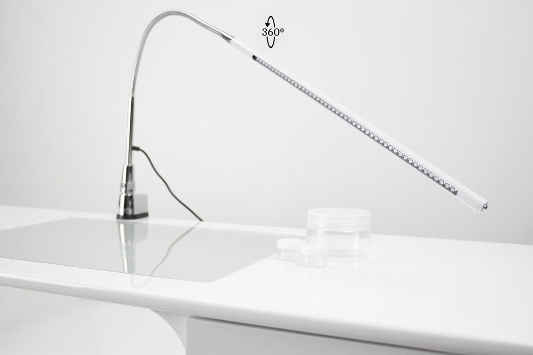 Keen Essentials KEEN Slimflex LED Table Lamp Stylish Desk Lamp, Nail Salon Table Lamp