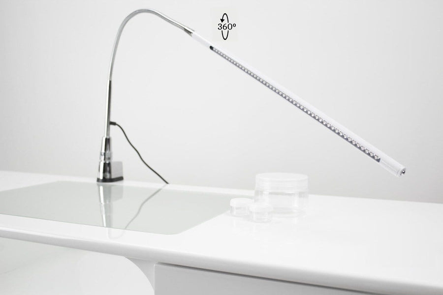 Keen Essentials KEEN Slimflex LED Table Lamp Stylish Desk Lamp, Nail Salon Table Lamp