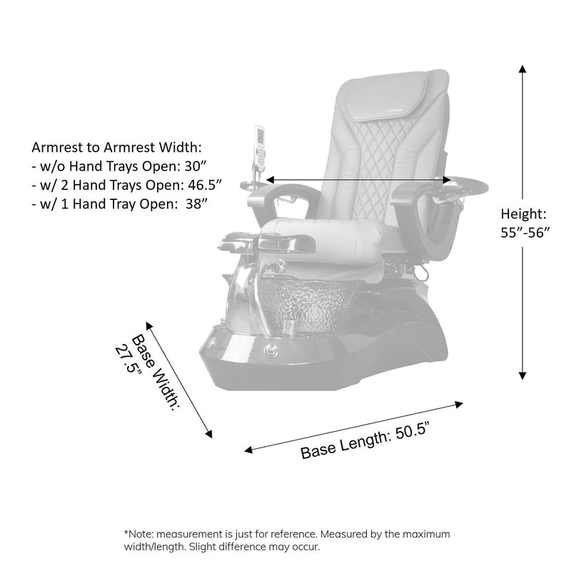 Mayakoba LOTUS II Shiatsulogic EX-R Pedicure Chair
