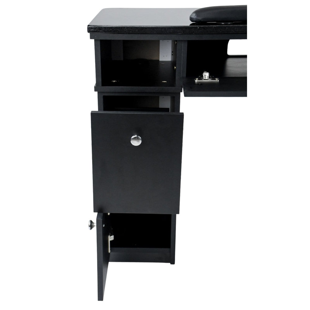 Sonoma II Manicure Table in Modern Black