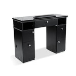 Mayakoba Sonoma II Manicure Table in Modern Black JAT-NTBL-3110-KIT