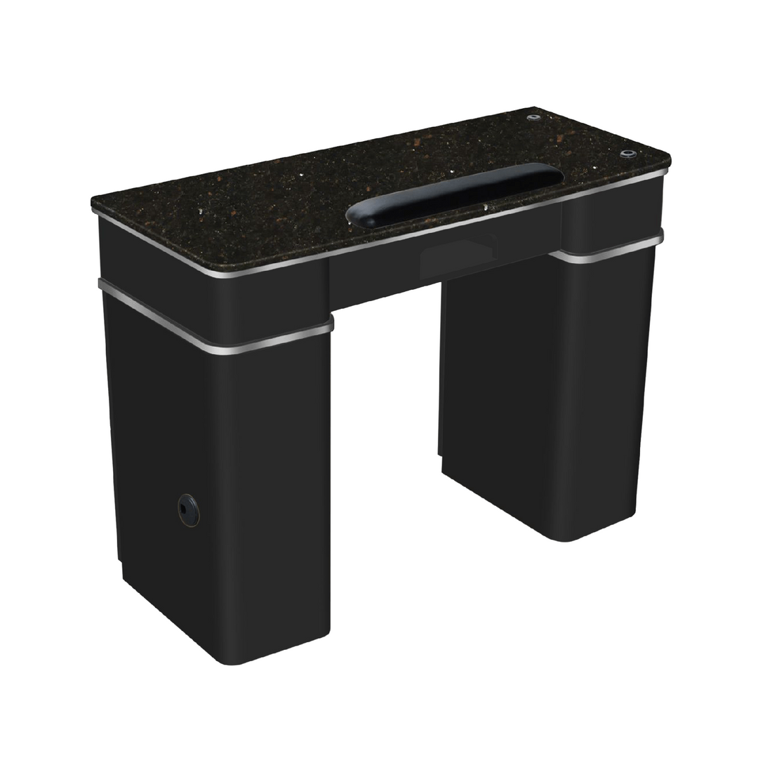 Mayakoba Sonoma II Manicure Table in Modern Black