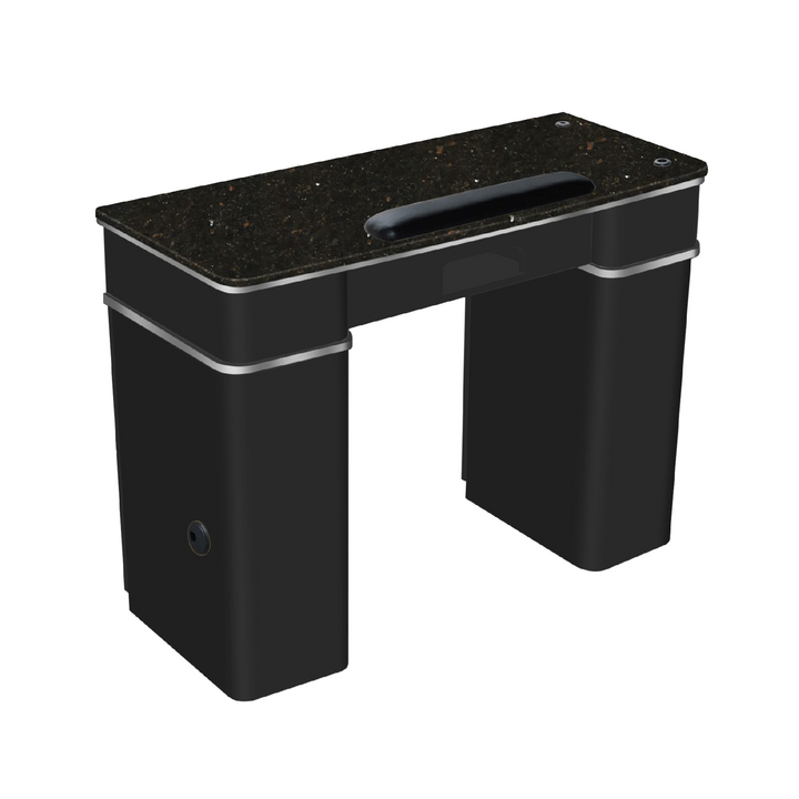 Mayakoba Sonoma II Manicure Table in Modern Black