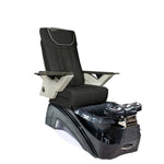 Mayakoba Fedora II Pedicure Spa Chair - Shiatsulogic FX Black FX / Black Fedora II