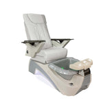 Mayakoba Fedora II Pedicure Spa Chair - Shiatsulogic FX White FX / White Base with Light Gray Bowl Fedora II AYC-SPA-FEDORA-2-FX9652-001WHLGY-52WHT