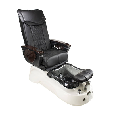 Mayakoba SIENA Shiatsulogic LX Pedicure Chair Black LX / White and Black Siena AYC-SPA-SIENA-LX1807-817WHTBLK-18VBLK