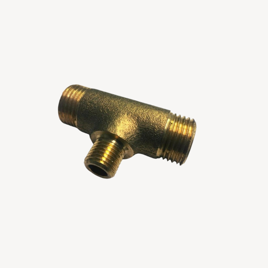ShopSalonCity Plumbing T-connector 1/2" x 1/12" x 1/4" 00-TAN-E-008
